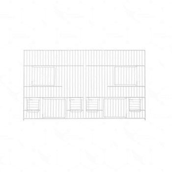 Frontal Italiano para Jaula o Voladera 63 x 30 cm